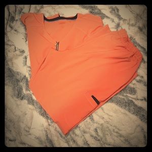 Orange scrubs!